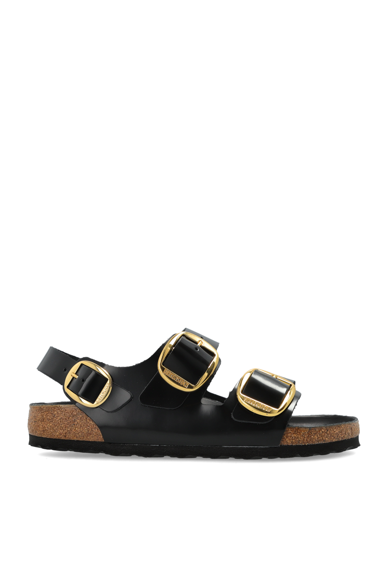 新品　Birkenstock Milano ゴールドバックル 36 23cm 黒 Birkenstock 